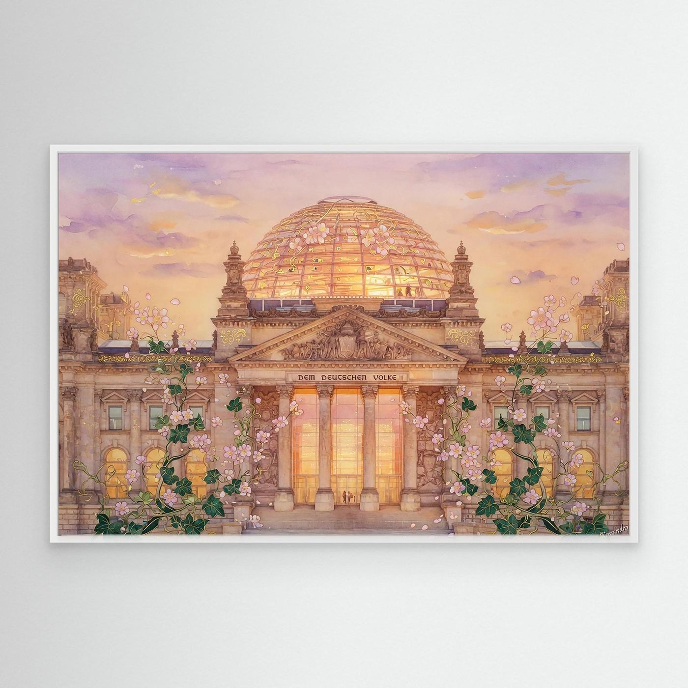 Sanfte Umarmung über Berlin