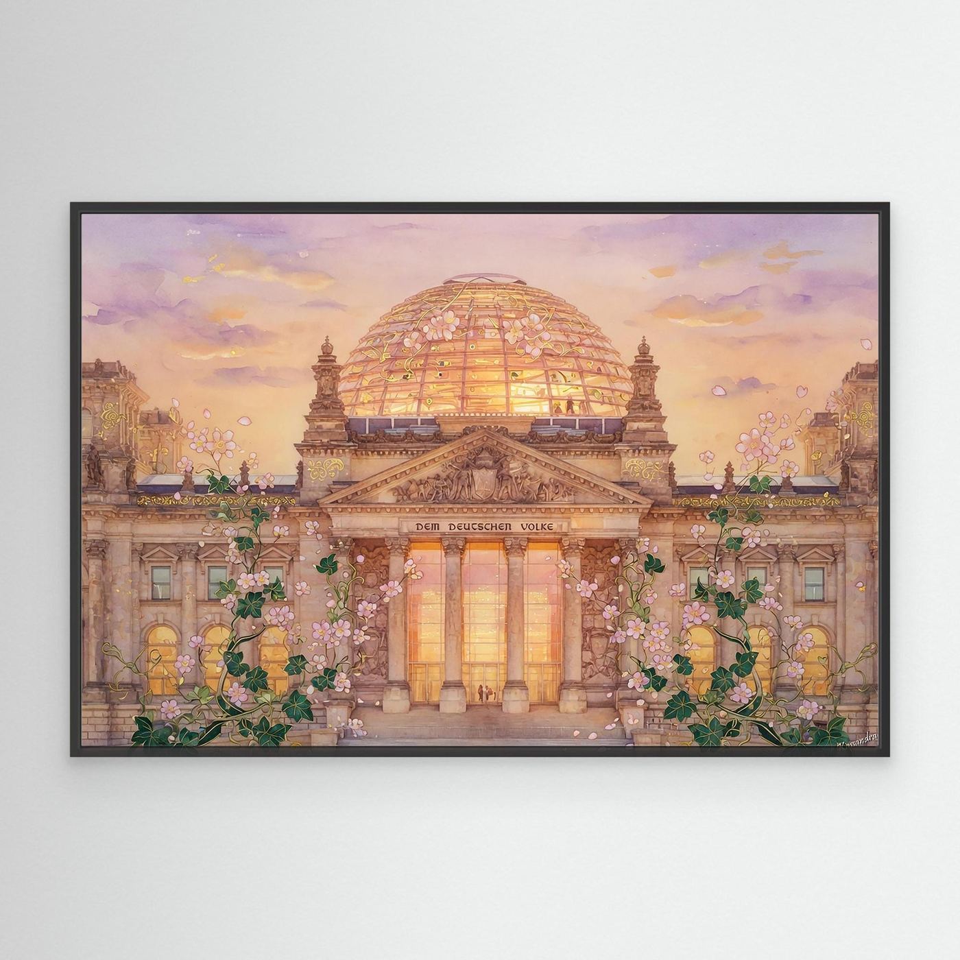 Sanfte Umarmung über Berlin
