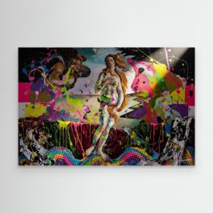 Leinwandbild: Stille im Farbenrausch – Kunstwerk für modernes Wohnen