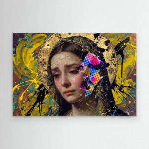 Leinwandbild: Zerbrechliches Echo der Ewigkeit – Kunstwerk für modernes Wohnen