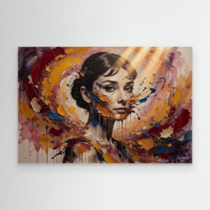 Leinwandbild: Verlorenes Licht der Eleganz – Kunstwerk für modernes Wohnen