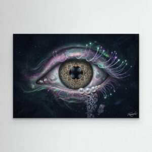 Leinwandbild: Abgrund der sanften Mechanik – Kunstwerk für modernes Wohnen