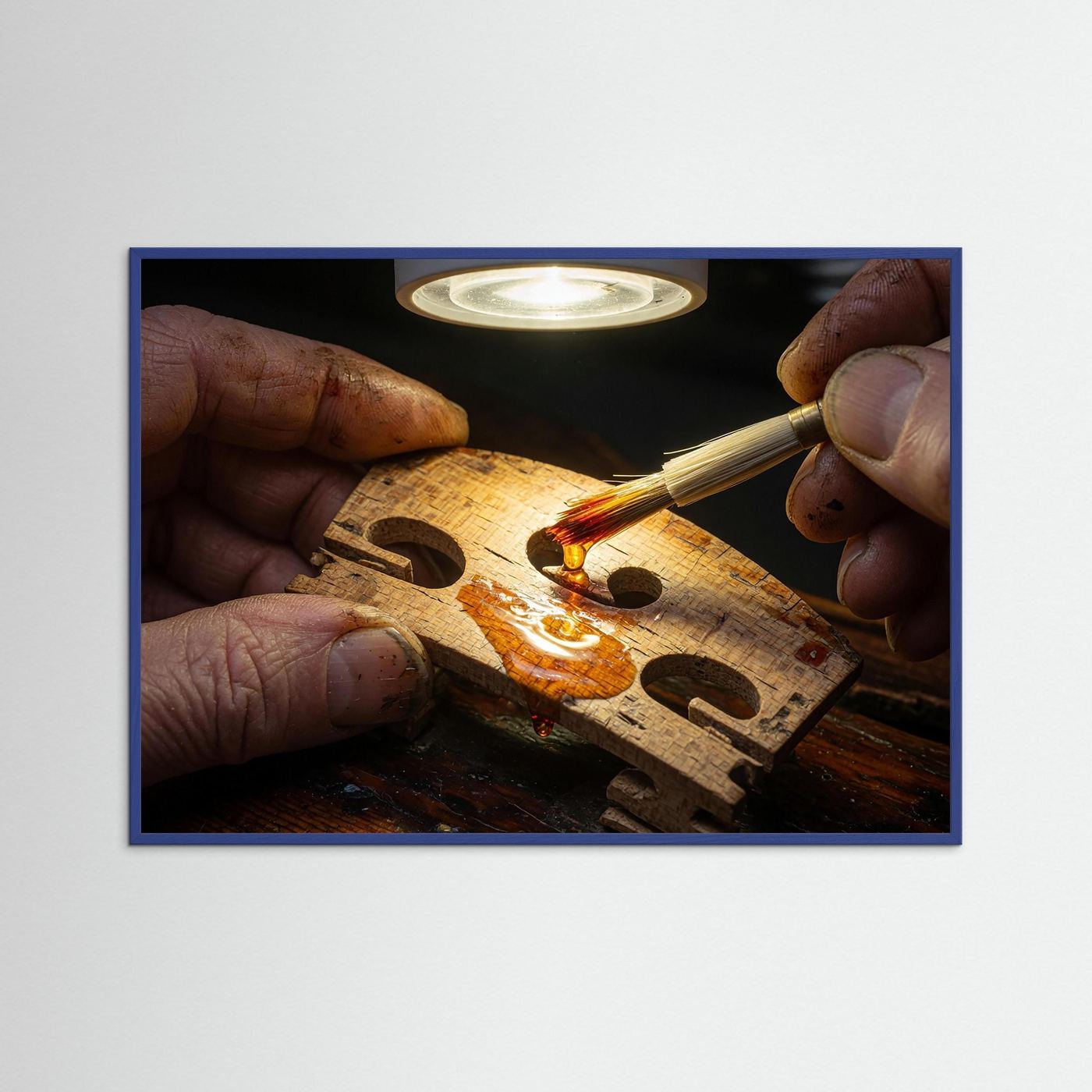Wandbild Resonanz - Raumansicht und Details