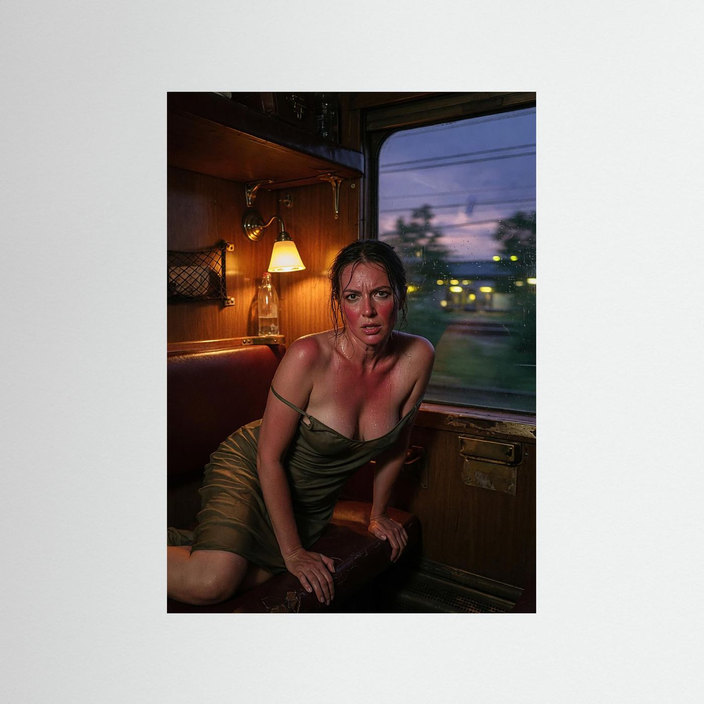 Fine-Art Fotografie: Entgleisung im Schlafwagen – Hochwertiger Kunstdruck