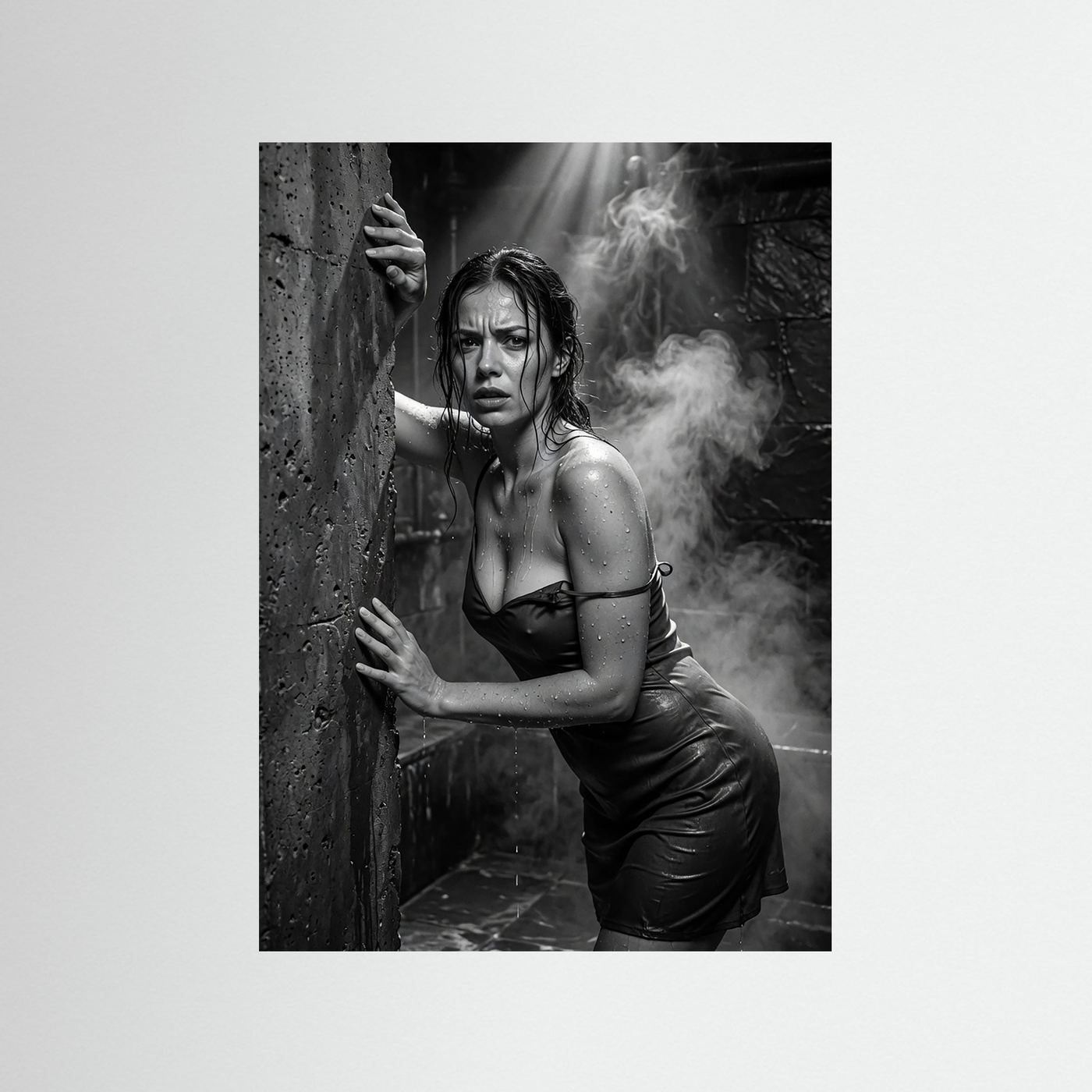 Fine-Art Fotografie: Obsidian und erhitzte Haut – Hochwertiger Kunstdruck