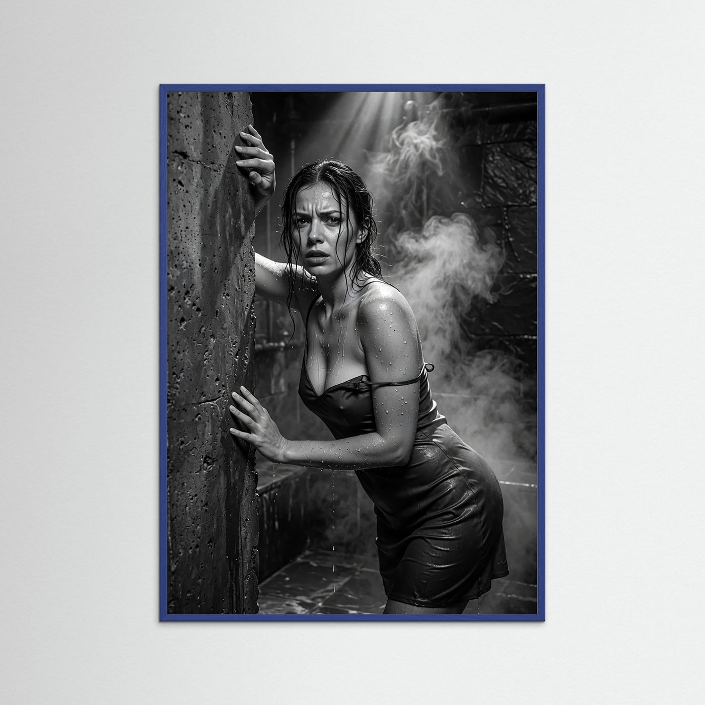 Fotografie Obsidian und erhitzte Haut - Raumansicht und Details