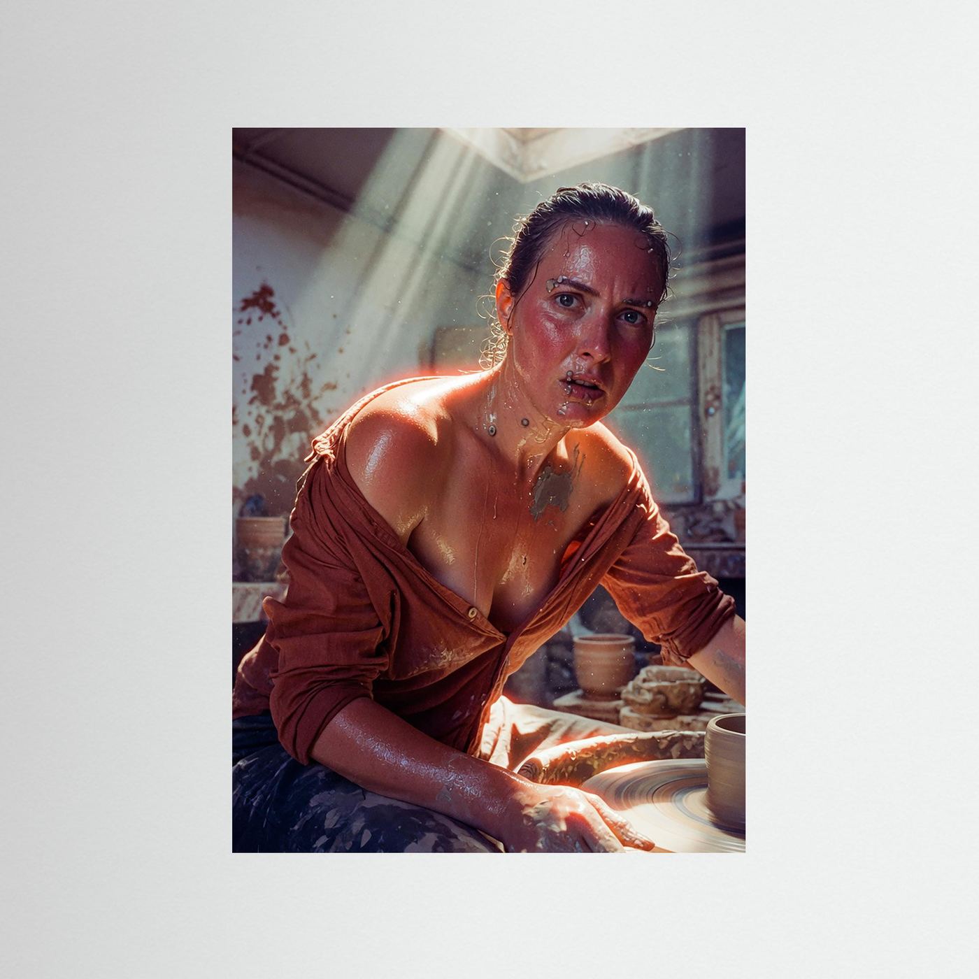 Fine-Art Fotografie: Terrakotta und Schweiß – Hochwertiger Kunstdruck