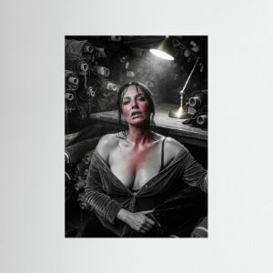 Fine-Art Fotografie: Schweres Samt im Hitzestau – Hochwertiger Kunstdruck