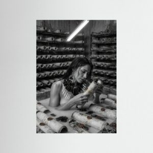 Leinwandbild: Verlorene Archive der Sehnsucht – Kunstwerk für modernes Wohnen