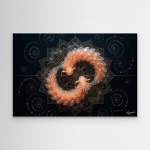 Leinwandbild: Die Geometrie zärtlicher Nudibranchien – Kunstwerk für modernes Wohnen