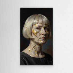 Leinwandbild: Die Unvergängliche Linie – Kunstwerk für modernes Wohnen