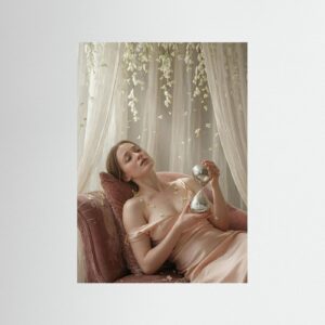 Leinwandbild: Jasminduft und silberner Sand – Kunstwerk für modernes Wohnen