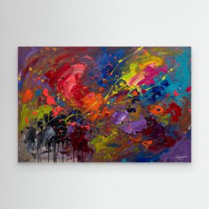 Leinwandbild: Meine Emotionen – Kunstwerk für modernes Wohnen