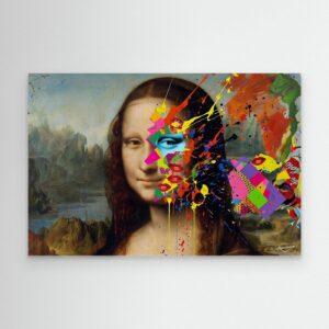 Leinwandbild: Zerberstendes Antlitz der Renaissance – Kunstwerk für modernes Wohnen
