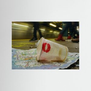 Leinwandbild: Verlorene Spur im Transit – Kunstwerk für modernes Wohnen