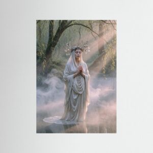 Fine-Art Fotografie: Krone aus Nebel und Seide – Hochwertiger Kunstdruck