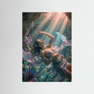 Fine-Art Fotografie: Symphonie der schwebenden Hingabe – Hochwertiger Kunstdruck