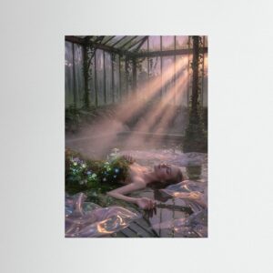 Fine-Art Fotografie: Hingabe an das stille Wasser – Hochwertiger Kunstdruck