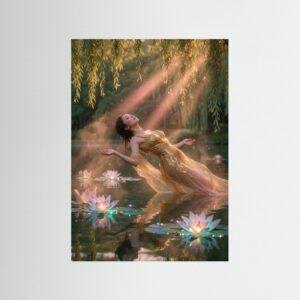 Fine-Art Fotografie: Symphonie des schwebenden Lichts – Hochwertiger Kunstdruck