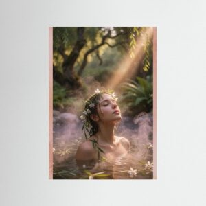Fine-Art Fotografie: Smaragdneigung der Ergebenheit – Hochwertiger Kunstdruck