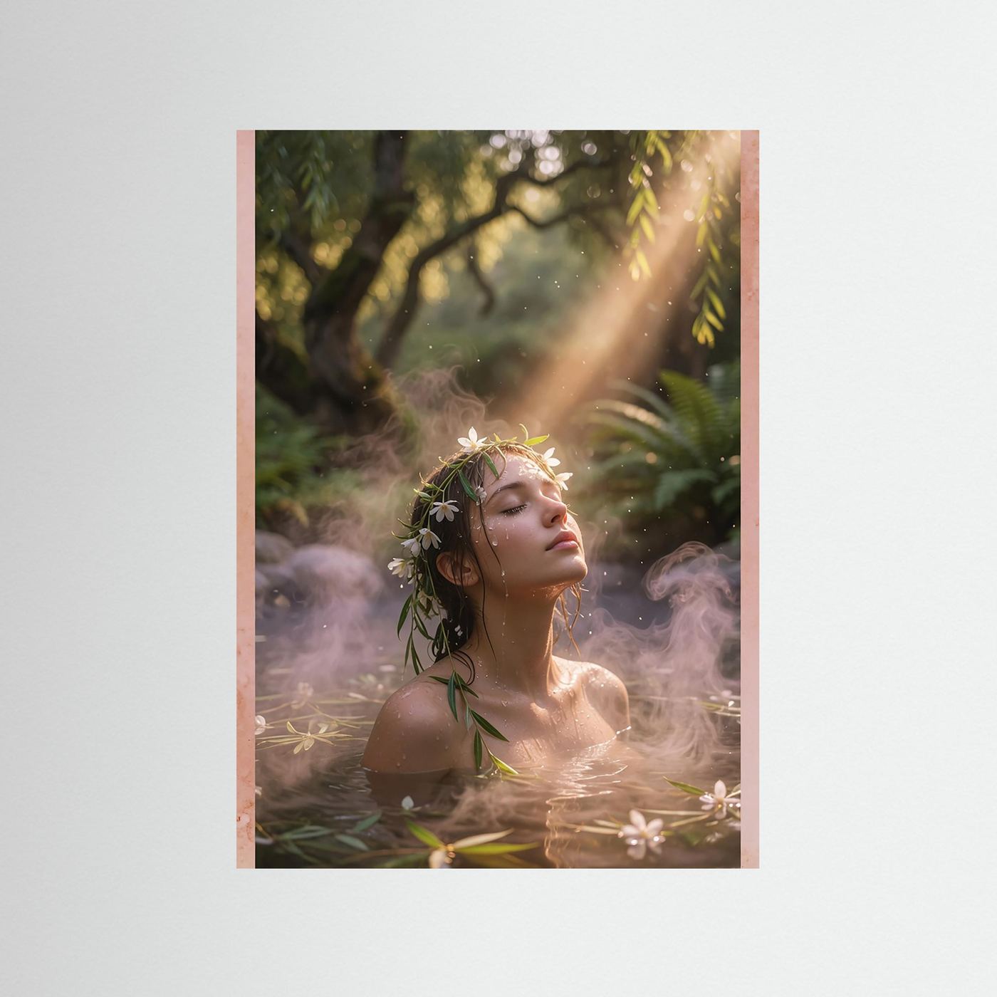 Fine-Art Fotografie: Smaragdneigung der Ergebenheit – Hochwertiger Kunstdruck