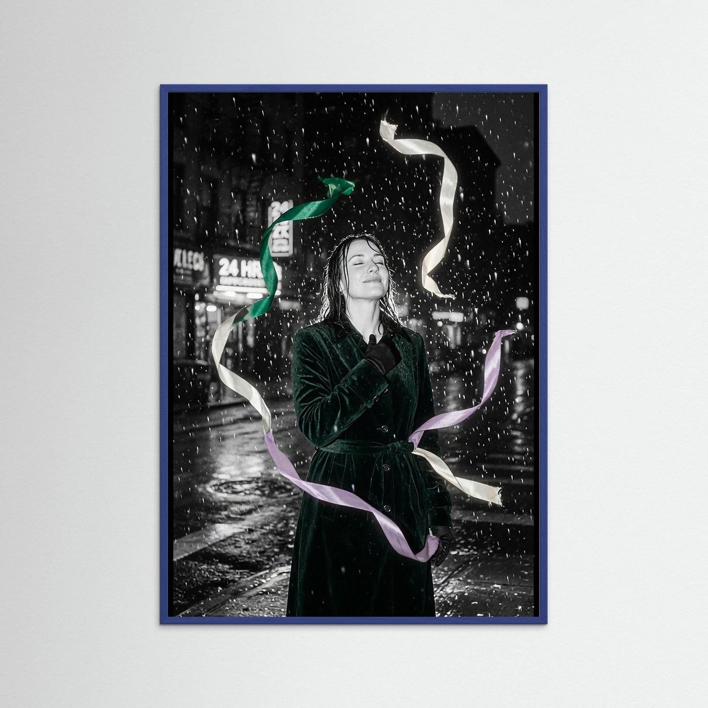 Fotografie Mitternachtssonate in Smaragd und Silber - Raumansicht und Details