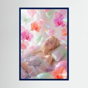 Fine-Art Fotografie: Traum im gleißenden Neondunst – Hochwertiger Kunstdruck