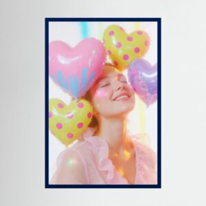 Fine-Art Fotografie: Das innere Leuchten im Himbeerpastell – Hochwertiger Kunstdruck
