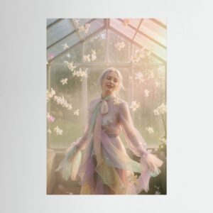 Fine-Art Fotografie: Symphonie der schwebenden Seide – Hochwertiger Kunstdruck