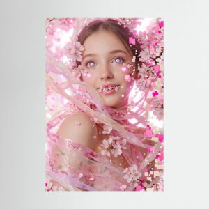 Fine-Art Fotografie: Neonblüten der ergebenen Ekstase – Hochwertiger Kunstdruck