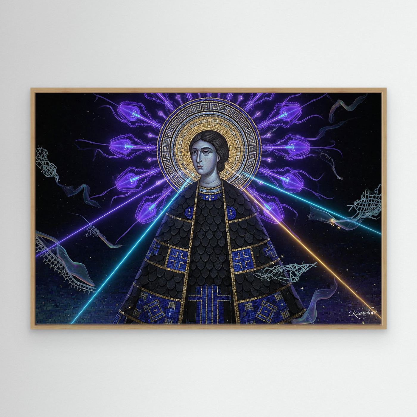 Wandbild Kaiserin der abyssalen Stille - Raumansicht und Details