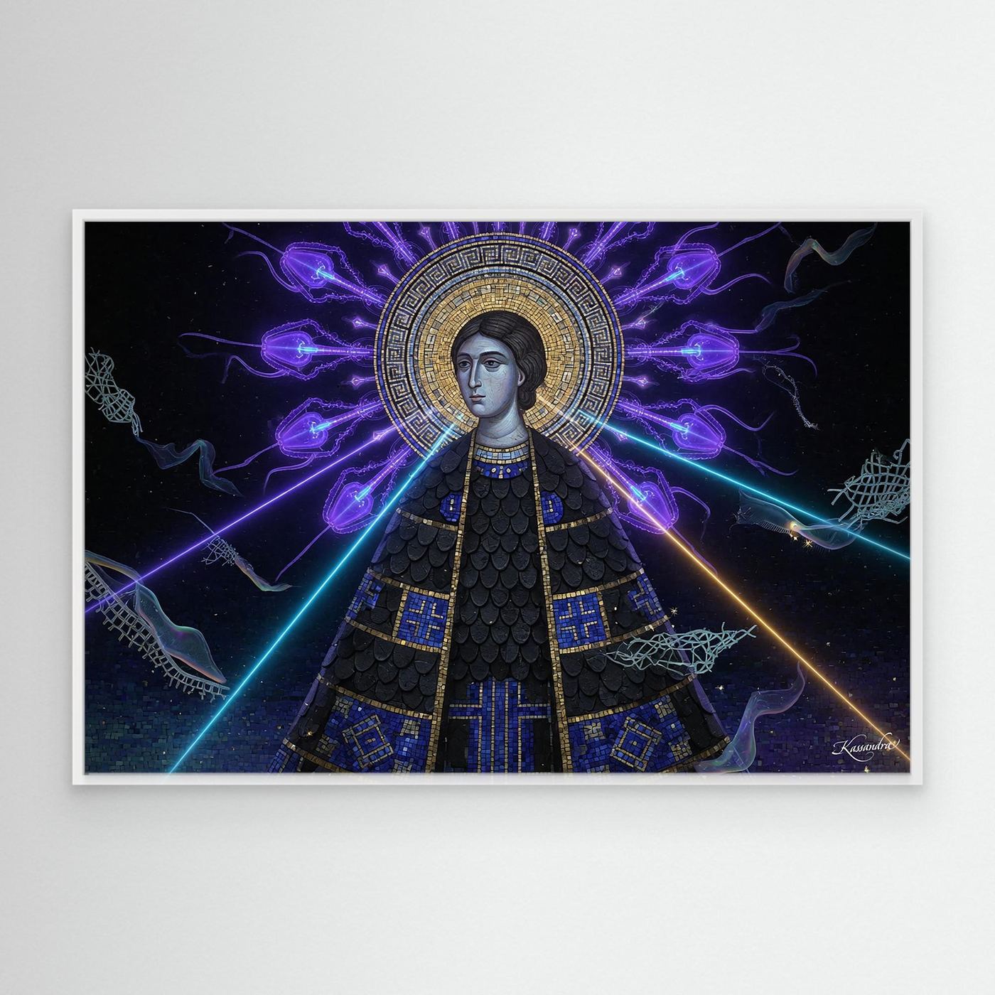 Wandbild Kaiserin der abyssalen Stille - Raumansicht und Details