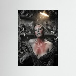 Fine-Art Fotografie: Bernsteinfieber im Nachtschatten – Hochwertiger Kunstdruck