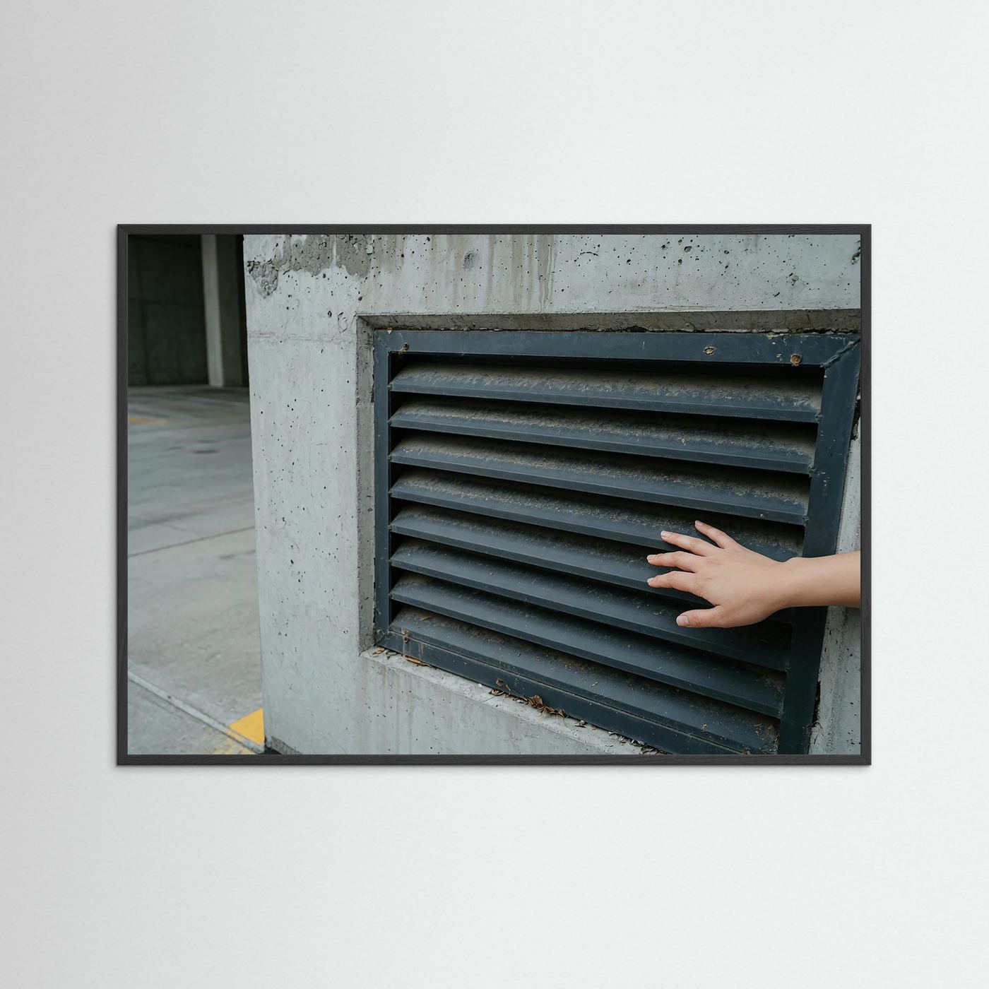 Fotografie Unberührtes Grau - Raumansicht und Details