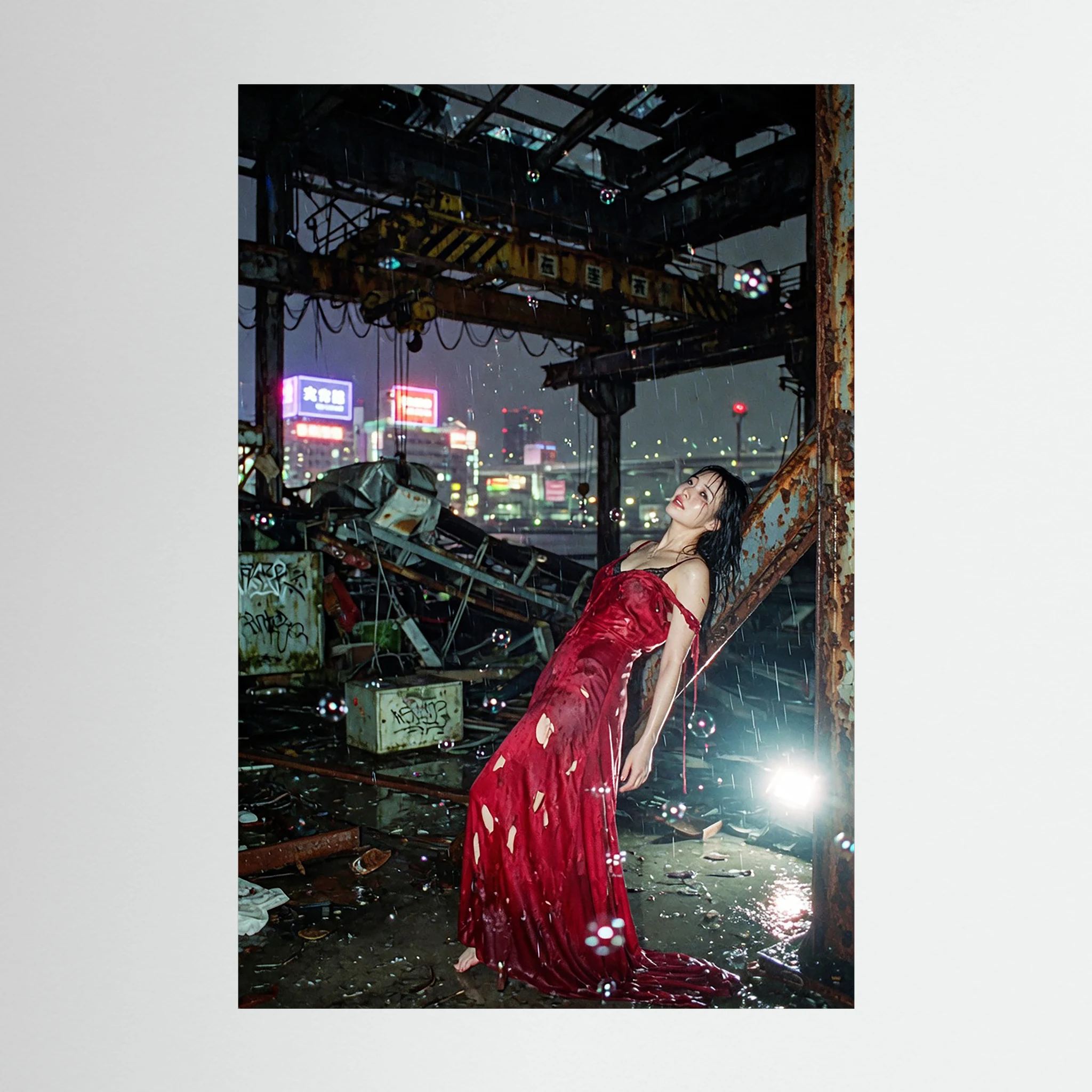 Fine-Art Fotografie: Hingabe im kalten Eisen – Hochwertiger Kunstdruck