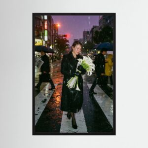 Fine-Art Fotografie: Innehalten im Blitzlichtregen – Hochwertiger Kunstdruck