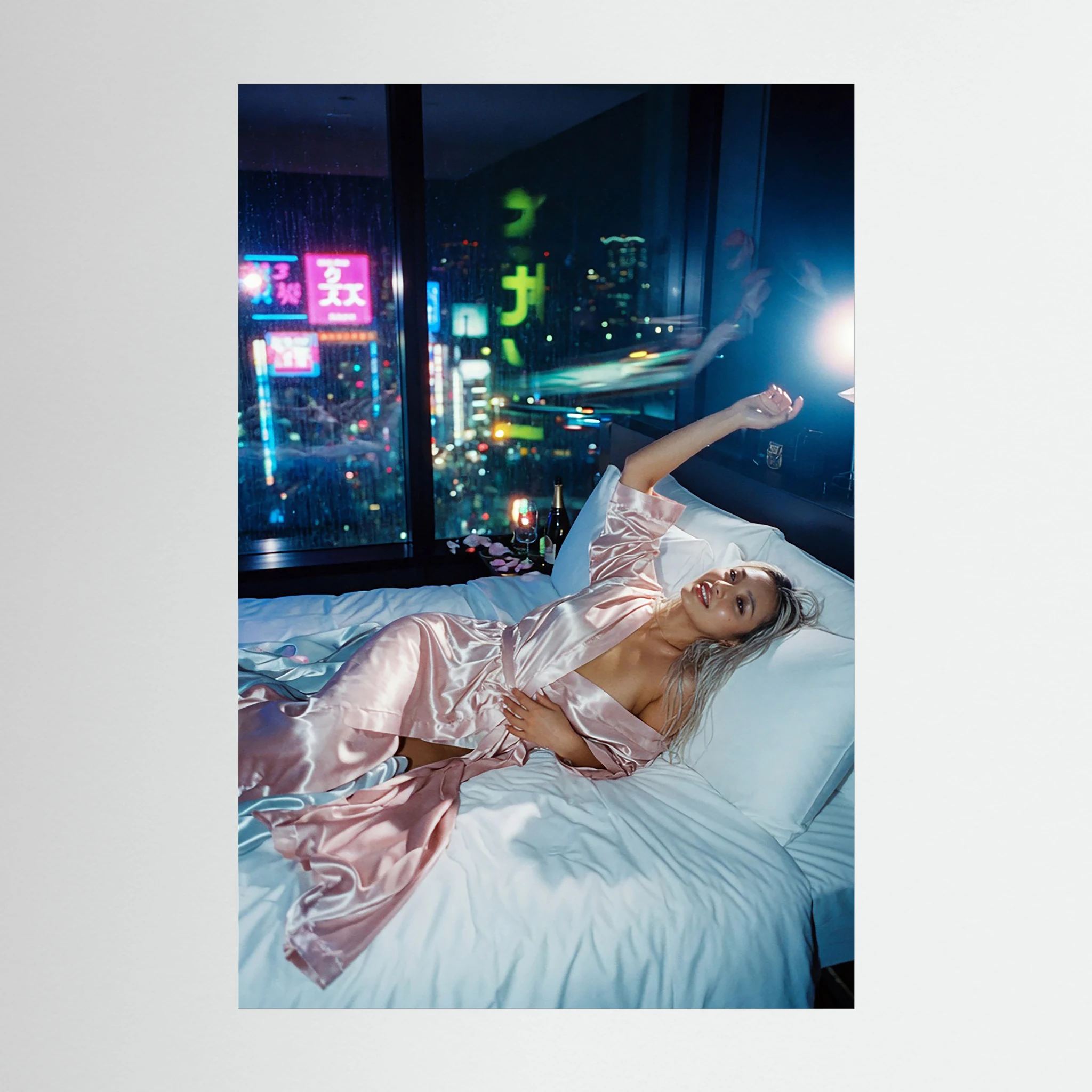 Fotografie Neonlicht und nackte Seele - Raumansicht und Details