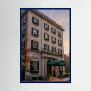 Fine-Art Fotografie: Wunderschöne lokale Architektur in Hotel in New York – Hochwertiger Kunstdruck