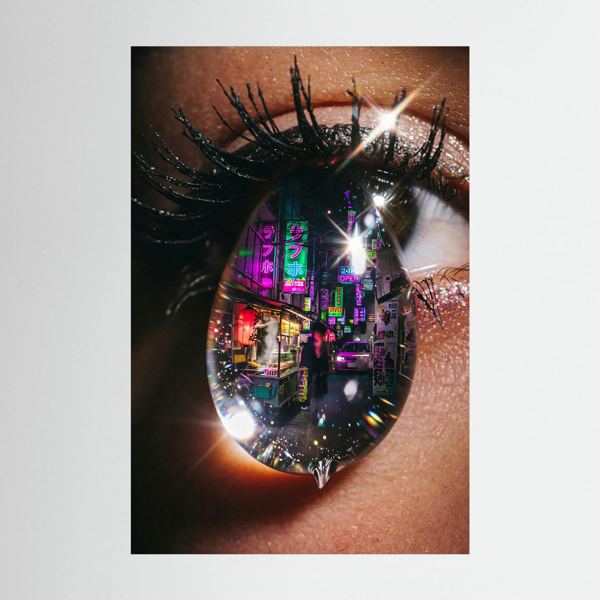 Neon im Wimpernmeer