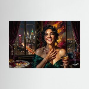Monica in der goldenen New Yorker Ekstase