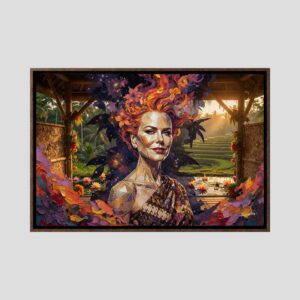 Leinwandbild: Nicole Kidmans imperiale Herrschaft über Bali – Kunstwerk für modernes Wohnen