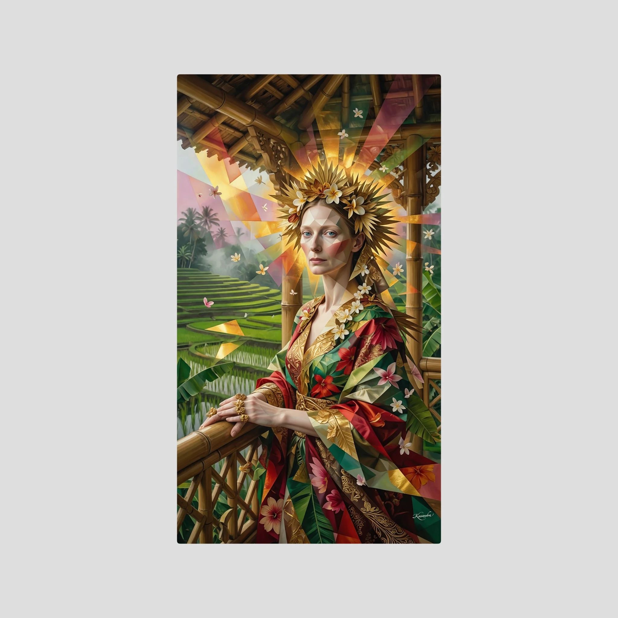 Wandbild Tilda Swintons majestätische Bali-Eroberung - Raumansicht und Details