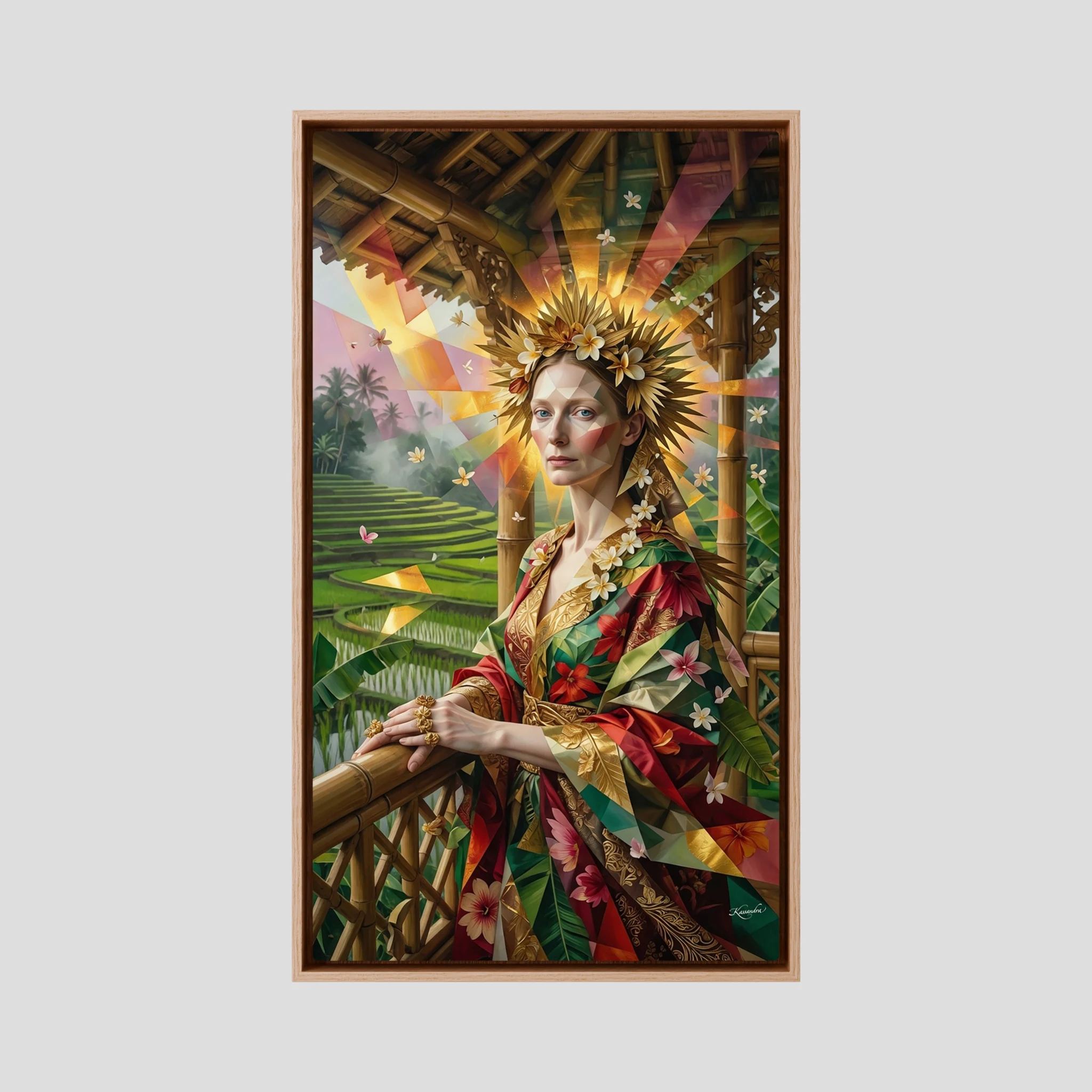 Wandbild Tilda Swintons majestätische Bali-Eroberung - Raumansicht und Details