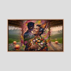 Leinwandbild: Mein Michael in Bali – Kunstwerk für modernes Wohnen