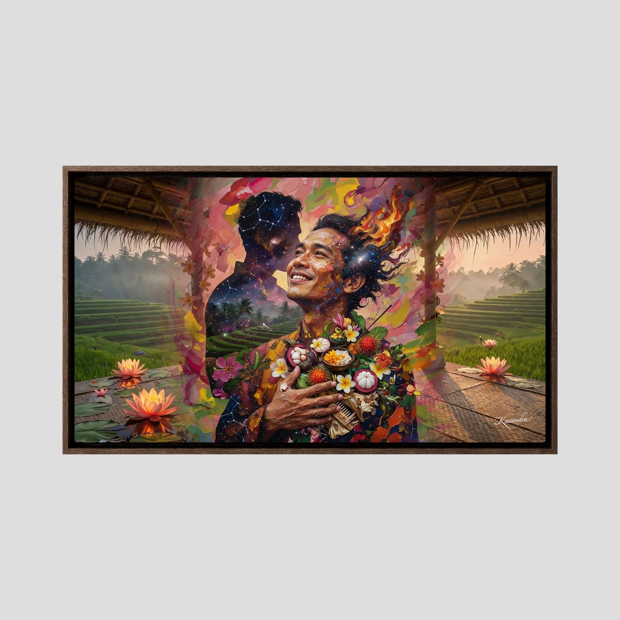 Wandbild Mein Michael in Bali - Raumansicht und Details