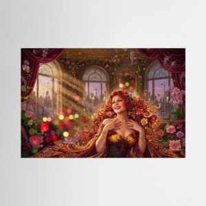 Rita Hayworth im goldenen Manhattan-Rausch